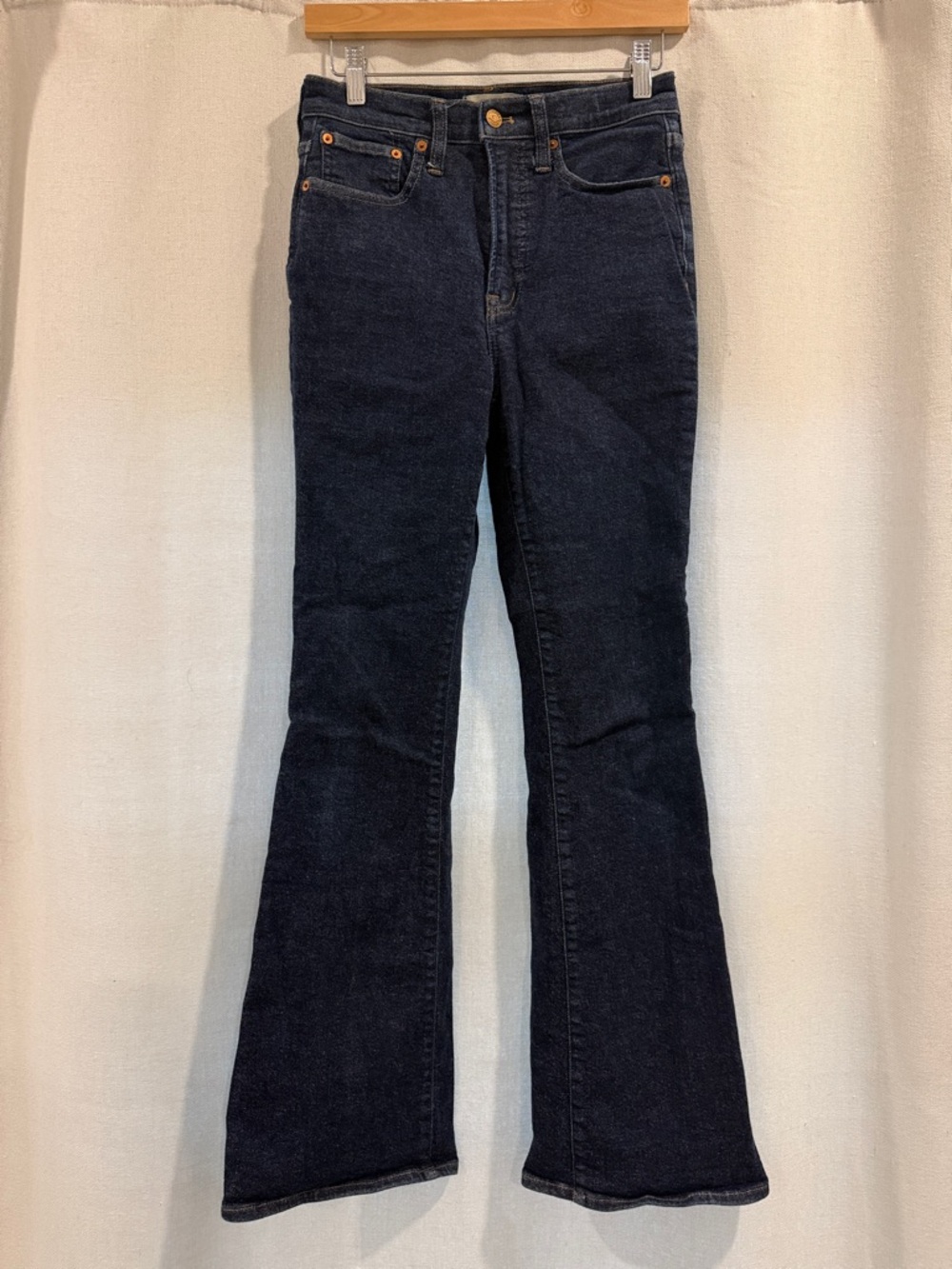 Madewell Perfect Vintage Dark Blue Flare Jeans